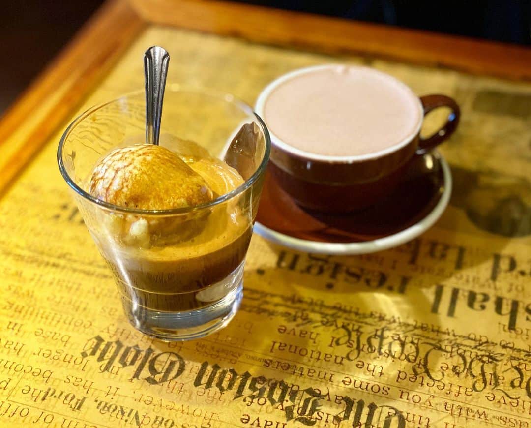 RyosukeTakenakaのインスタグラム：「Affogato . #boston#cafe #affogato」