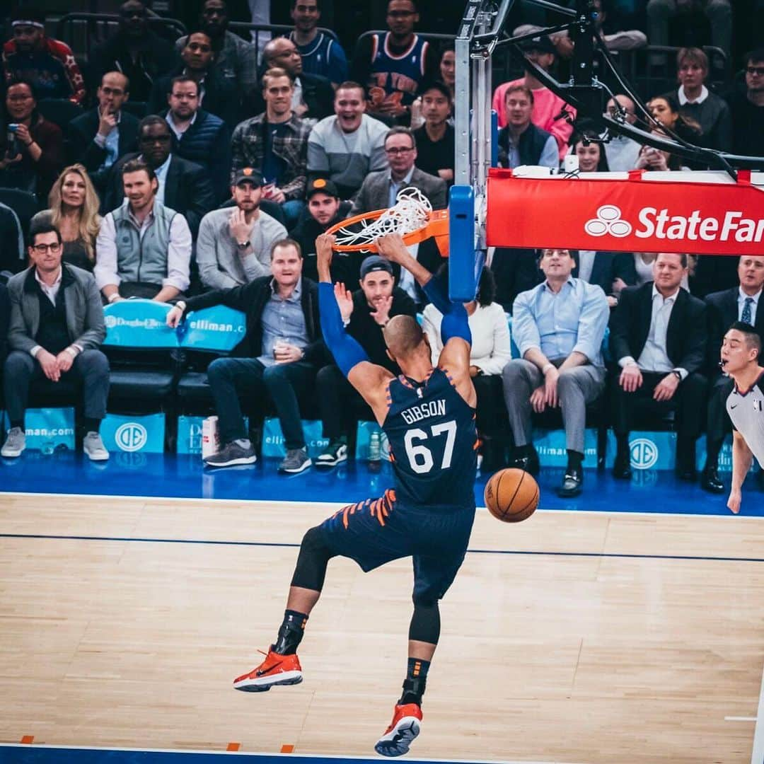 さんのインスタグラム写真 - (Instagram)「I love the game .... #Blessed #67 #NYK」2月8日 1時25分 - tajgibson