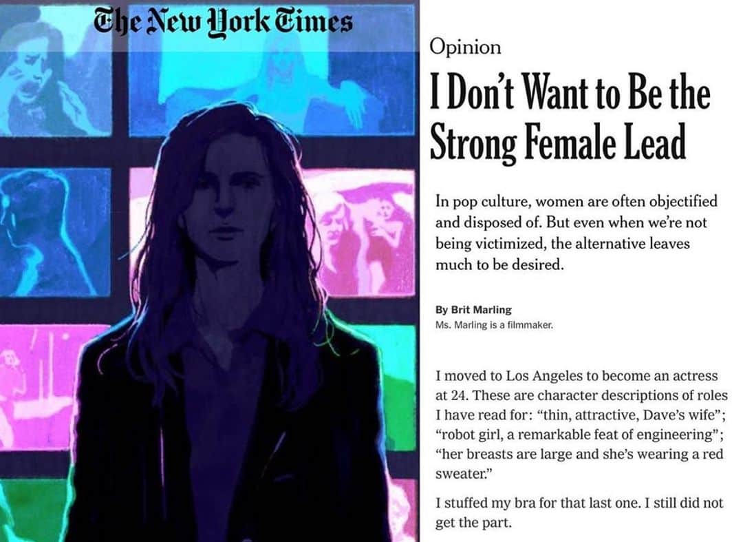 ブリット・マーリングのインスタグラム：「Two days ago I woke up in the middle of the night and thought — I shouldn’t publish this Op-Ed. I felt nauseous at the prospect of such vulnerability. I prefer the safety and buffer of fiction.  But then I thought of Audre Lorde’s brilliant essay “The Transformation of Silence into Language and Action.” She writes that after surviving breast cancer she became aware of her mortality and — “priorities and omissions became strongly etched in a merciless light, and what I most regretted were my silences.” In an effort not to regret my silences, here’s my attempt to push through terror at self exposure and say what I’m really feeling in hopes that it’s useful.  Many thanks to @nytimes and the wildly talented Aisha Harris who helped shape my long winded rambling into a coherent whole.  Also to @z_al @stuartmcclave @malcolmgladwell and my incredible partner John of @youngjesusband who read dozens of drafts and kept me from silencing myself. // link in bio」
