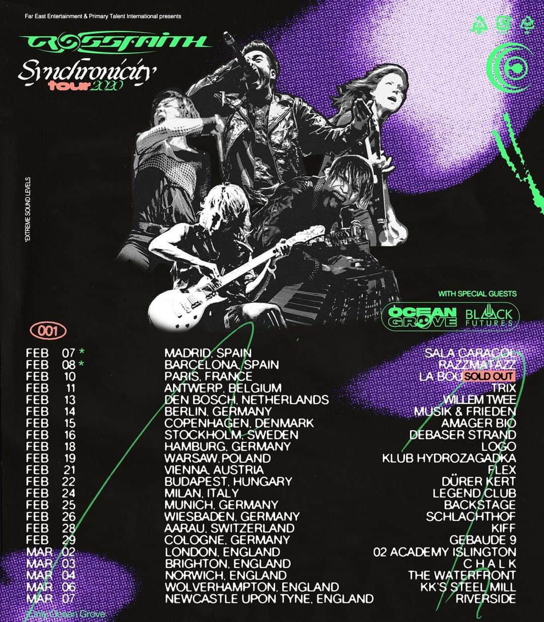 池川寛希のインスタグラム：「Euro/UK tour kick off tonight! Come see & hang out with us \m/」