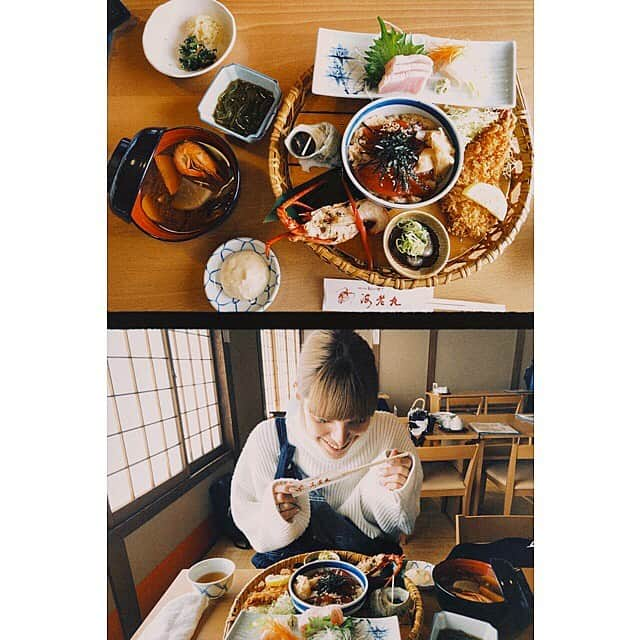 IVANさんのインスタグラム写真 - (IVANInstagram)「🦞🦐🐟🌿🍣🥢🍵🙏🏻🥰 This is my favorite place in Okageyokocho✨✨ また来れて幸せっす♡ * #ise#isejingu#Okageyokocho#japan#lunch #伊勢 #伊勢神宮 #おかげ横丁  #海老丸  #食べる前のﾆﾋﾋ顔 #ごちそうさまでした♡」2月8日 14時49分 - fresanaca