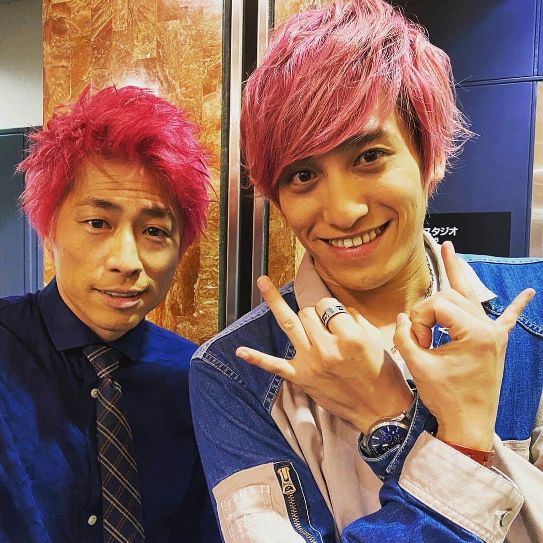 田村淳のインスタグラム：「かねちと  #EXIT」