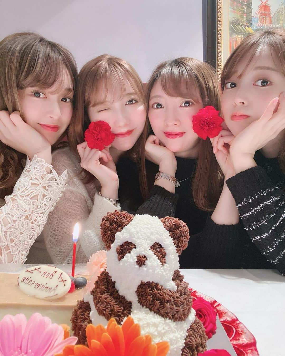 堀みづきさんのインスタグラム写真 - (堀みづきInstagram)「みんなに出会えてよかった❤️ いつもありがとう🌹 #パンダケーキ　#感激　#ありがとう」2月8日 13時04分 - mizuki_027