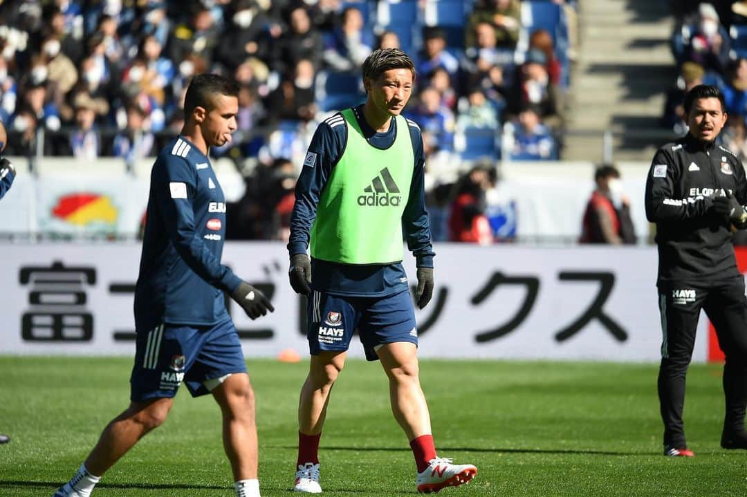 横浜F・マリノスさんのインスタグラム写真 - (横浜F・マリノスInstagram)「WARM UP⚽️FUJI XEROX SUPER CUP 2020  #fmarinos #Jリーグ」2月8日 13時21分 - yokohamaf.marinos