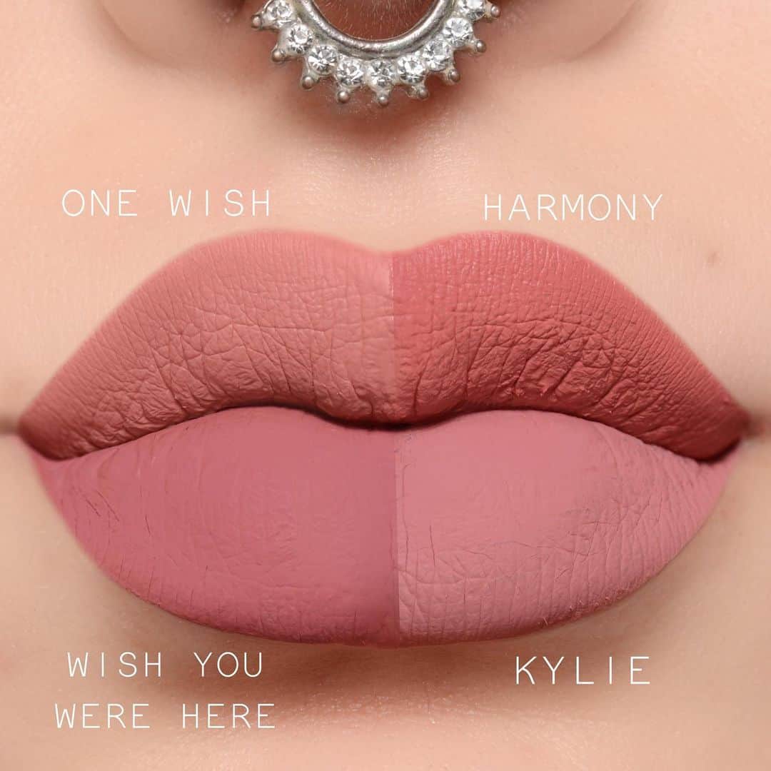 Kylie Cosmeticsさんのインスタグラム写真 - (Kylie CosmeticsInstagram)「light nude pink lip comparisons by @paulaohenoja 💋」2月9日 0時28分 - kyliecosmetics