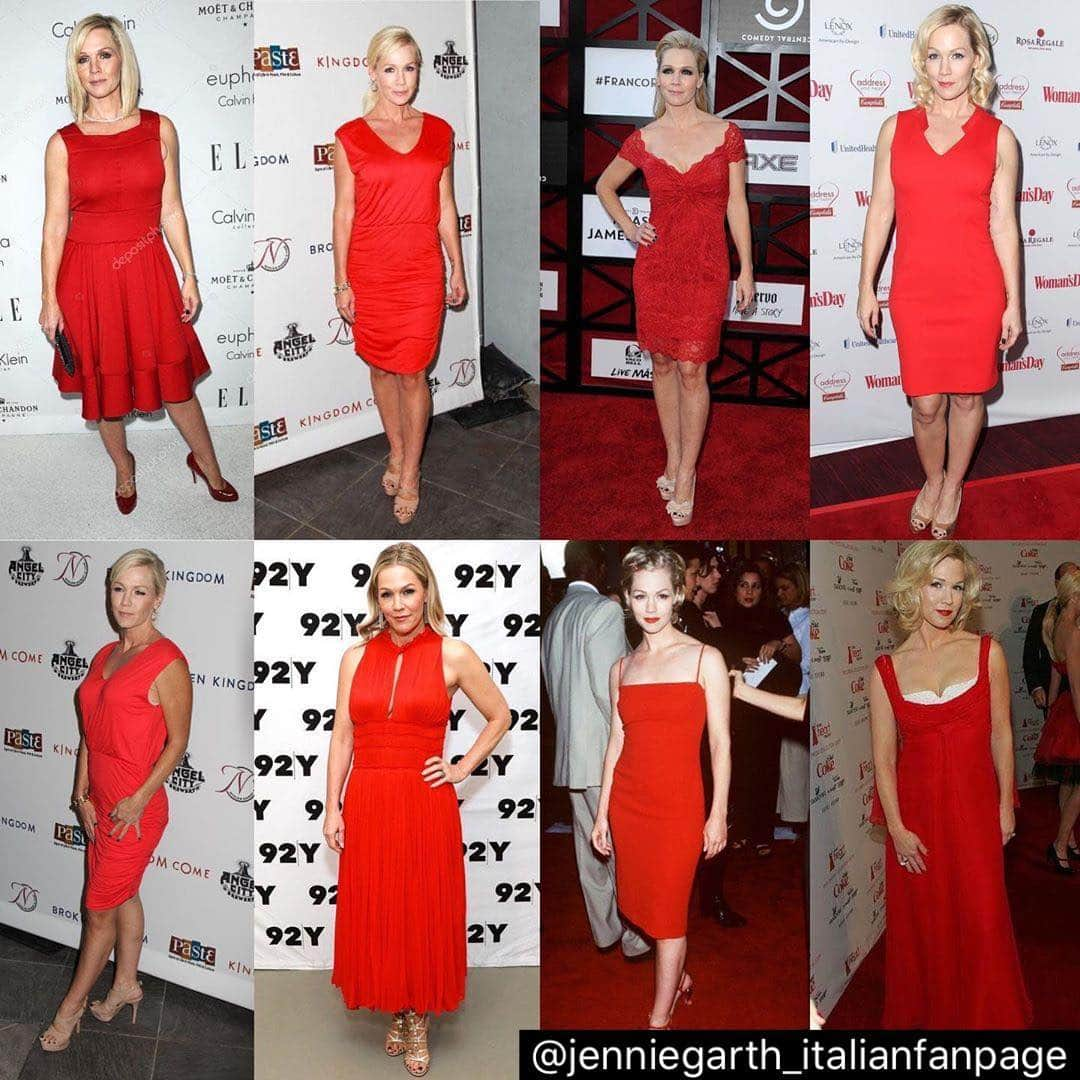 ジェニー・ガースさんのインスタグラム写真 - (ジェニー・ガースInstagram)「So many red dresses so little time 💃🏼 I’ve always been so proud to wear red in honor of @goredforwomen and @american_heart’s  Thank you @jenniegarth_italianfanpage for this collection of pics ❤️ Happy #wearredday and #heartmonth Spread #awareness #educate #advocate」2月9日 0時59分 - jenniegarth