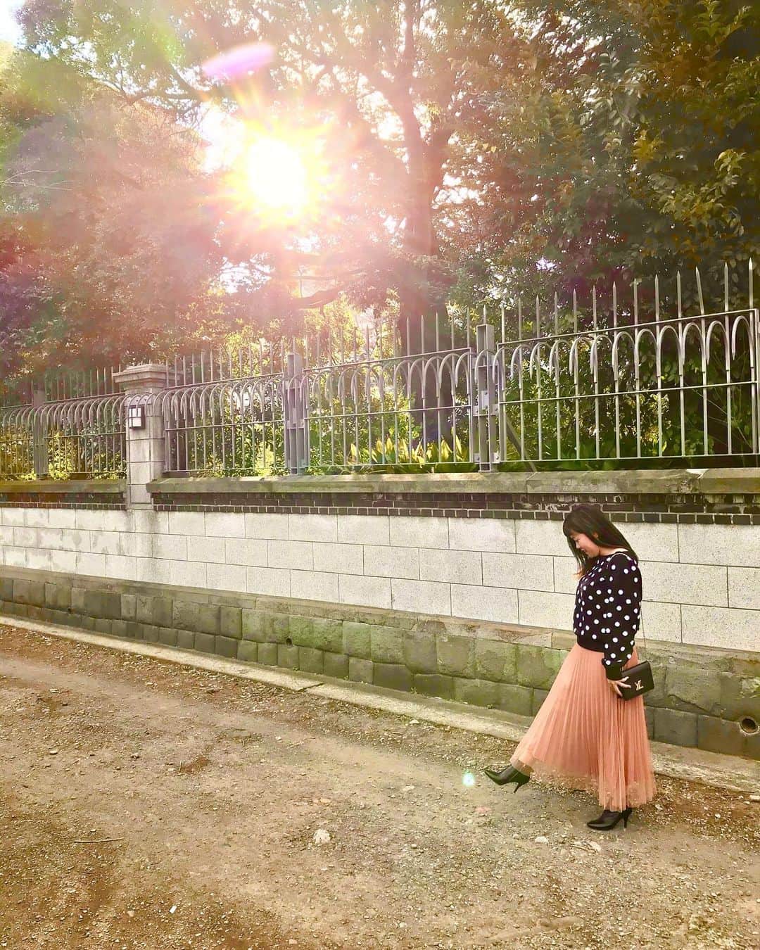 のインスタグラム：「今日は私服とゴルフウェアでの取材でした😌✨ #sports#golf#fashion#interview #スポーツ#ゴルフ#ファッション#インタビュー」