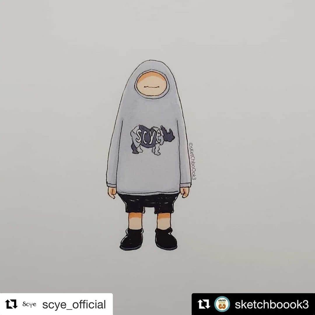 ループウィラーさんのインスタグラム写真 - (ループウィラーInstagram)「#Repost @scye_official with @get_repost ・・・ #TopRankRepost @sketchboook3 ・・・ #挿絵 #挿し絵 #イラスト #イラストレーター #drawing #scye #fashion #ファッション #日高久代 #宮原秀晃 #scyebasics #サイ #サイベーシックス #loopwheeler @loopwheelerss」2月8日 19時07分 - loopwheelerss