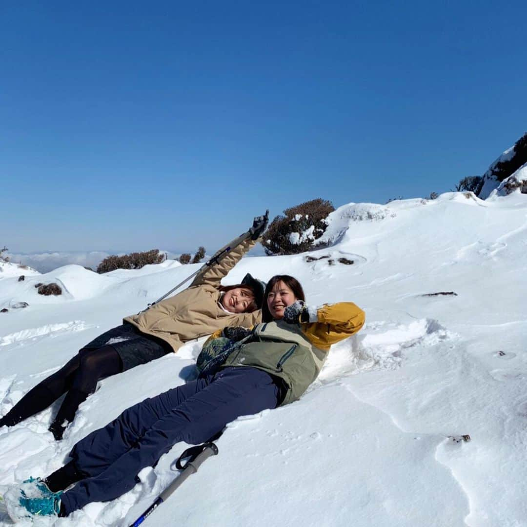 川崎優さんのインスタグラム写真 - (川崎優Instagram)「. . 登山部⛰ #韓国岳」2月8日 20時03分 - yuu__noir