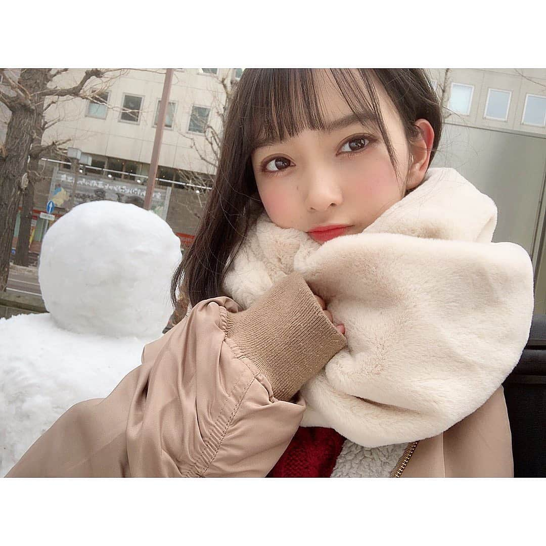 石田みなみさんのインスタグラム写真 - (石田みなみInstagram)「載せ忘れてたのだけど☺️💭﻿ ﻿ 北海道でゆきだるまと﻿ お友達になれたよ⛄️❄️﻿ ﻿ ﻿ #STU48 #charmingtrip #idol #アイドル﻿ #Stucharmingtrip #石田みなみ﻿ #北海道 #札幌 #雪 #ゆき #snow ﻿ #ゆきだるま #snowman #⛄️ #☃️」2月8日 21時53分 - ishida.minami_373