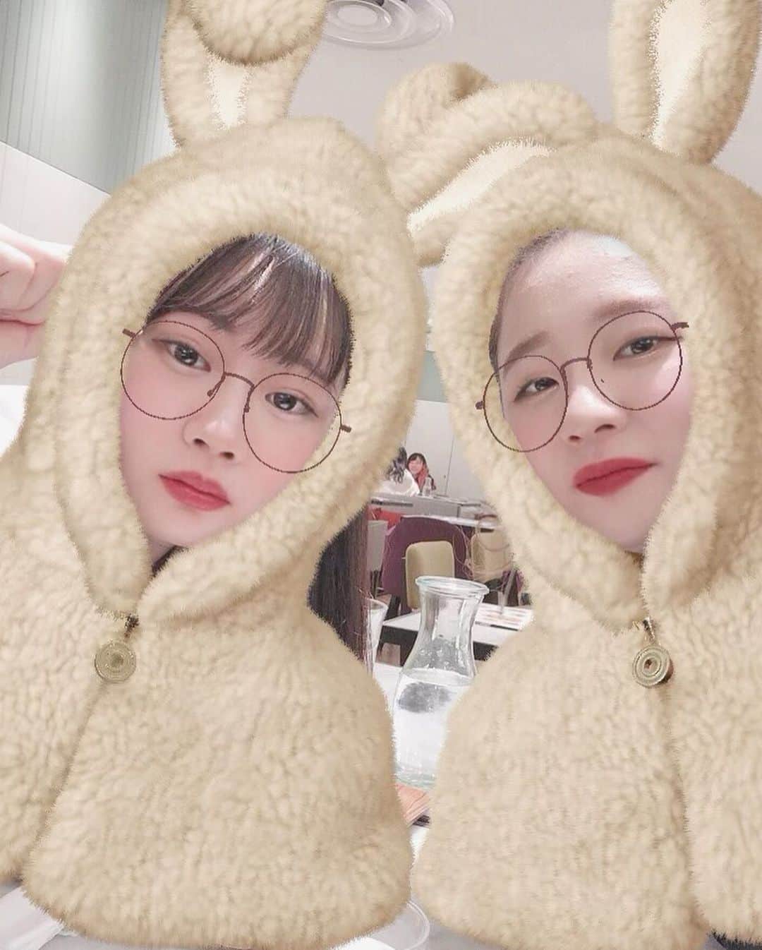 嘉陽涼のインスタグラム：「🐰🐰 #おめでとでした❤︎」