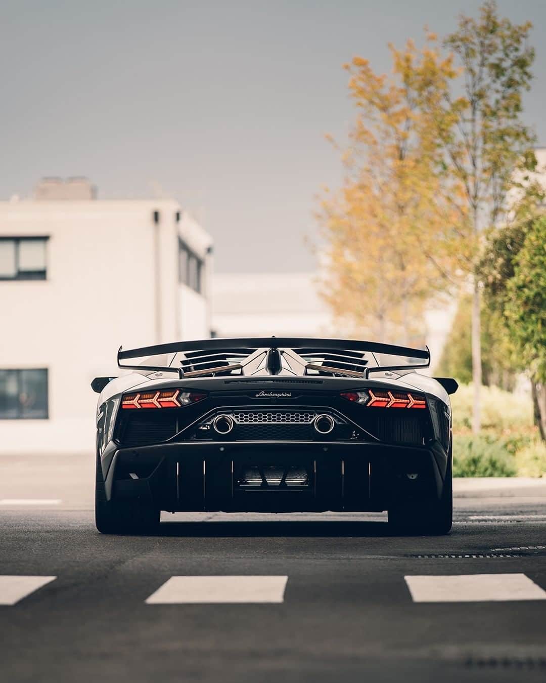 ランボルギーニのインスタグラム：「The only thing that we'll change is our definition of perfection.  Aventador SVJ 63, shot by @alexpenfold.  #Lamborghini #AventadorSVJ63」