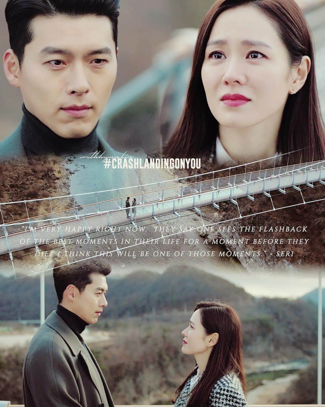 ヒョンビンのインスタグラム：「Seri’s memorable moment. —— #crashlandingonyou #사랑의불시착 #hyunbin #현빈 #ヒョンビン #玄彬 #sonyejin #손예진」