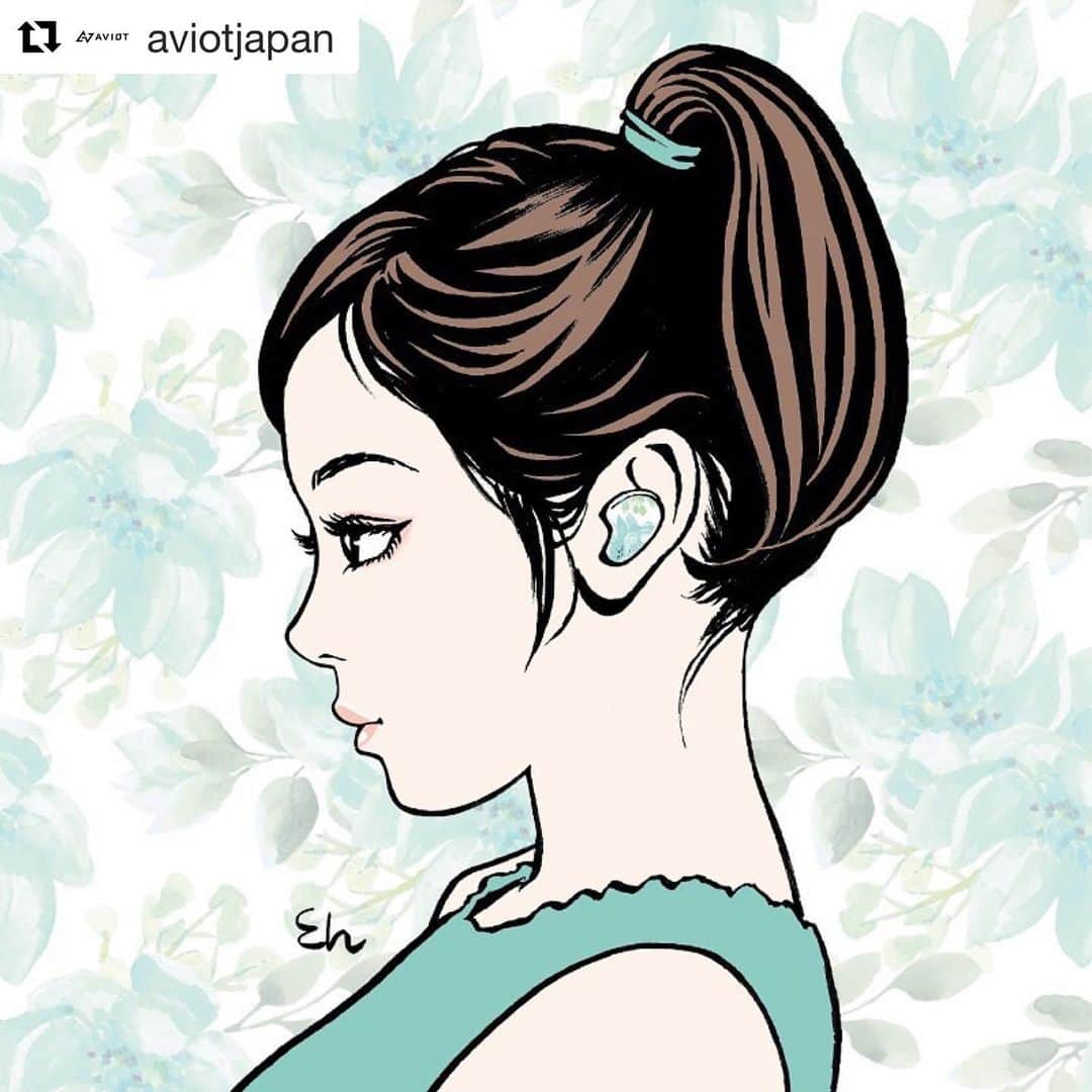 江口寿史のインスタグラム：「#Repost @aviotjapan with @get_repost ・・・ 【TE-D01i 好評ご予約受付中！】 ブランド初の女性向け完全ワイヤレスイヤホン「TE-D01i」は公式ストア、正規取扱店で好評ご予約受付中❣️ フェイスカバーが交換できる可愛いデザインや女性のための使いやすい形状、付属のポーチにまでこだわった魅力が詰まったイヤホン☺️✨ なんと、パッケージは #江口寿史 先生の書き下ろし限定デザイン！ Pink / Mint Green / Snow White のそれぞれで別のイラストになっています  ぜひ、発売後は店頭でも直接手にとって確認してみてください🤲  #aviot #ワイヤレス #マカロンイヤホン #もう絡まない恋もシゴトも」