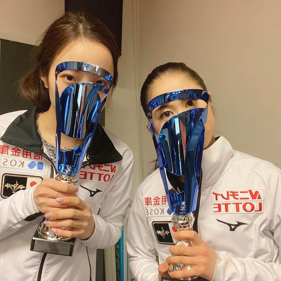 本田真凜さんのインスタグラム写真 - (本田真凜Instagram)「. 🏆👯‍♀️ 🇩🇪bavarianopen2020🇩🇪」2月9日 19時52分 - marin_honda