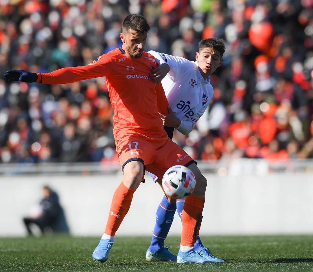 のインスタグラム：「南米の名門に敗戦。リーグ開幕へ、体感した課題 . #ardija #大宮アルディージャ #Jリーグ #WINWIN #さいたまシティカップ #17ハスキッチ . @nacional」