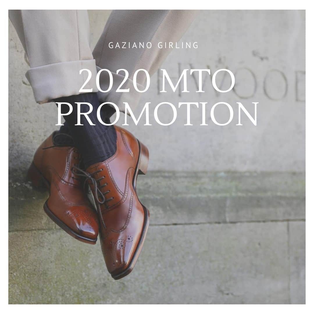 ガジアーノ&ガーリングさんのインスタグラム写真 - (ガジアーノ&ガーリングInstagram)「2020 MTO PROMOTION ENDS TOMORROW!! We will waiver the MTO Fee on orders. Your final chance to pick a pair of Gaziano Girling MTO for the price of a ready to wear. Online use code: MTO2020 to redeem this offer. CLICK THE LINK IN THE BIO NOW . * Add-ons, exotic leathers etc. are all charged at regular price* *Deco models not included* . . . . . . . . . . #menstyle #classicshoes #elegantshoes #handwelted #handmadeshoes #classicfootwear #stylish #shoemaker #mensfootwear #bespokemakers #fashion #brspokemakers #bespokeshoes #mensfashion #madeinengalnd  #mensshoes #menswear #shoesoftheday #shoestagram #shoestyle #shoes」2月9日 20時02分 - gazianogirling