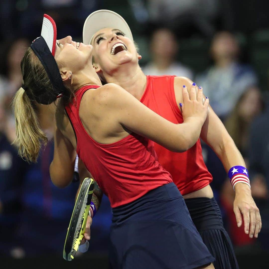 WTA（女子テニス協会）さんのインスタグラム写真 - (WTA（女子テニス協会）Instagram)「Eyeing the #FedCup finals! 🤩」2月9日 16時15分 - wta