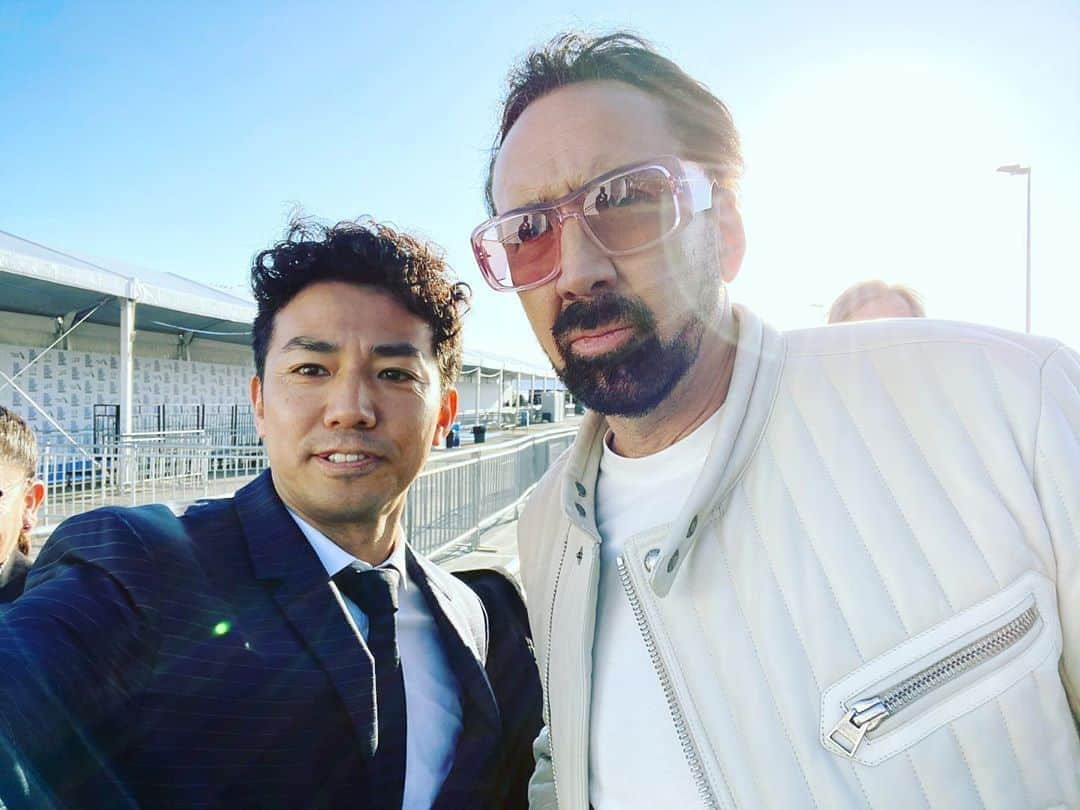 綾部祐二さんのインスタグラム写真 - (綾部祐二Instagram)「He’s the best! #nicolascage  @filmindependent #spiritawards」2月9日 17時11分 - yujiayabe