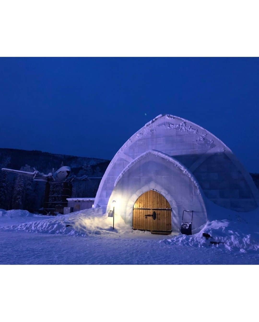 長谷川朋美さんのインスタグラム写真 - (長谷川朋美Instagram)「全てが氷でできてる#icebar に行ってきました✨ ・ アイスのグラスで#martini 飲んだよ🍸美味しかった❤️ ・ #アイスミュージアム の中にあるので、アイスの彫刻もたくさんあり、神秘的で美しかった😍 ・ こちらでは#iceart の大会が開かれているそう❣️ ・ #art #ice #Aurora #winter #アラスカ #Alaska #beautifuview #amazing」2月9日 17時23分 - hasegawa.elena.tomomi
