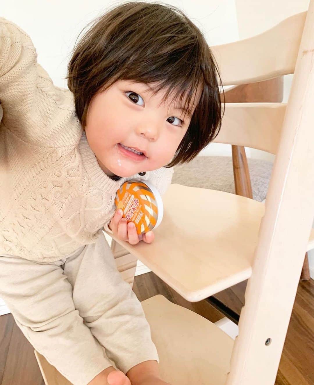 木村直人さんのインスタグラム写真 - (木村直人Instagram)「餅がすぎる。  #次男」2月9日 20時09分 - air_kimura
