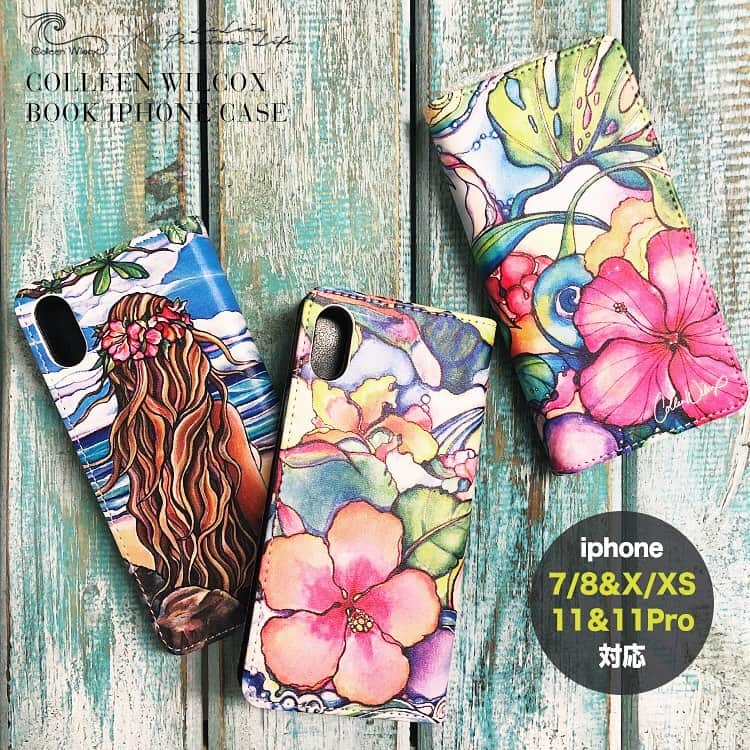 ラレイアのインスタグラム：「🌴 お待たせしました🧡 人気の手帳型iphoneケースにiphone11&11Proが追加😚✨ ・ こちら #楽天 サイトのみ只今先行予約を開始しております！ ・ 今ならお買い物マラソンも開催中なのでクーポンも配布中💞 ・ スマホケースは人気デザインはすぐ完売してしまうこともあるのでお早めに😍🌺 ・ ・ @laleia_official  @colleenwilcoxgallery_jp  #colleen#colleenwilcox#art#hawaii#aloha#surf#beach#iphone#iphone11pro#iphone11ケース#iphone11proケース#iphone11#laleia#ハワイ#フォトジェニック#インスタ女子#アロハ#ビーチ#海を感じる雑貨#iphoneケース#セルフィー#スマホ」