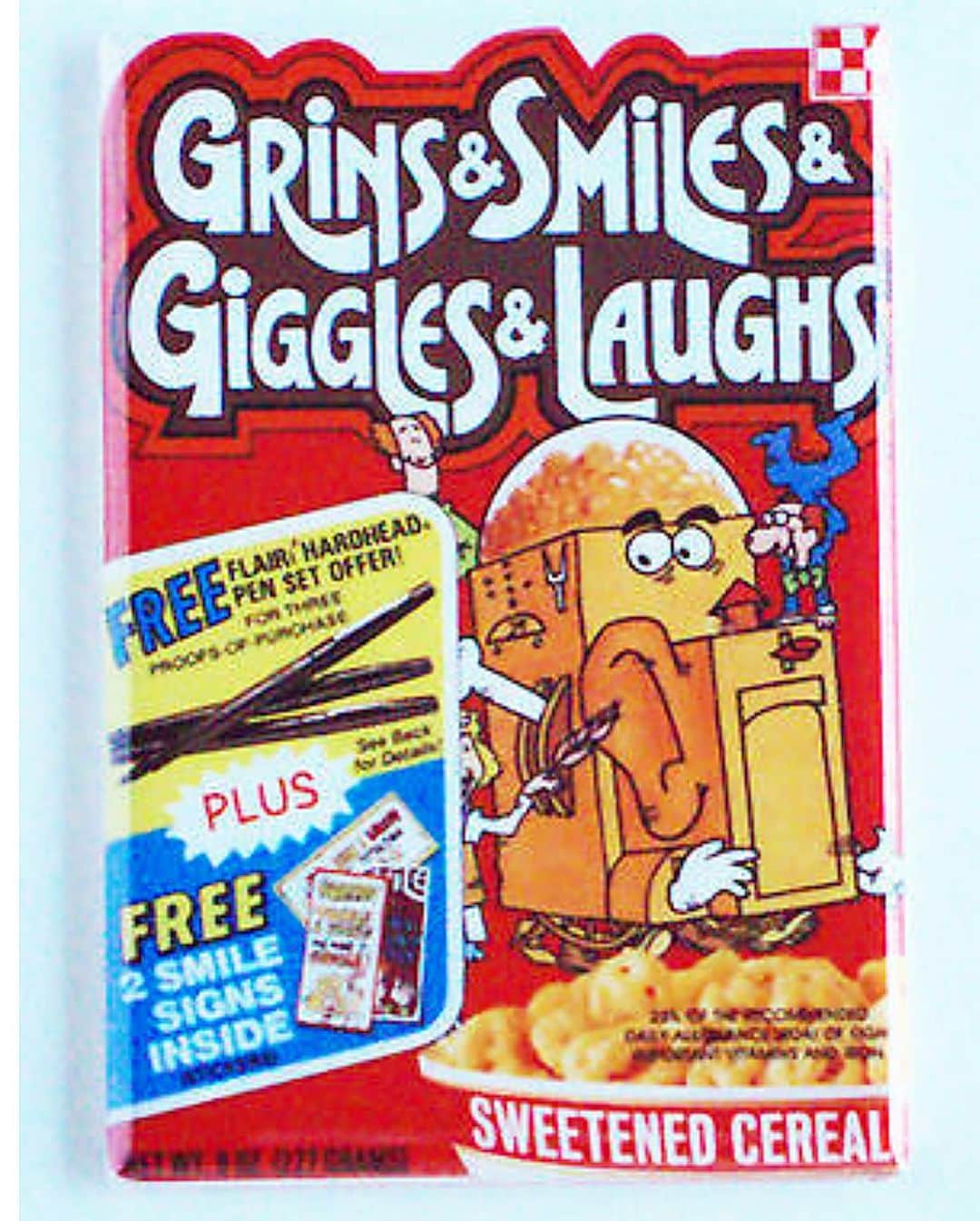 大川知英さんのインスタグラム写真 - (大川知英Instagram)「76's Ralston Cereal Grins & Smiles & Giggles & Laughs  Cecil the talking machine lump🇺🇸 やべいのがtakatsubaseに入った。。。アメリカでわ有名なシリアル🧘🏼‍♂️ なんだこいつわ❗️可愛いすぎじゃないか🤡キャラの可愛いさと耳の位置に 鼻血がギュン🙀UPI❗️ #ralston #cereal#Grins&Smiles& Giggles&Laughs #Cecilthetalking machine#lump#76s#スペシャル #可愛いすぎじゃないか#フレークがでる口の横に耳#最高に可愛い#ランプ好き#アメリカで有名#まだまだ知らない物があるから面白い#takatsubase #amecajiboys #アメトイ部キャプテン」2月9日 22時15分 - zupposi_swamp