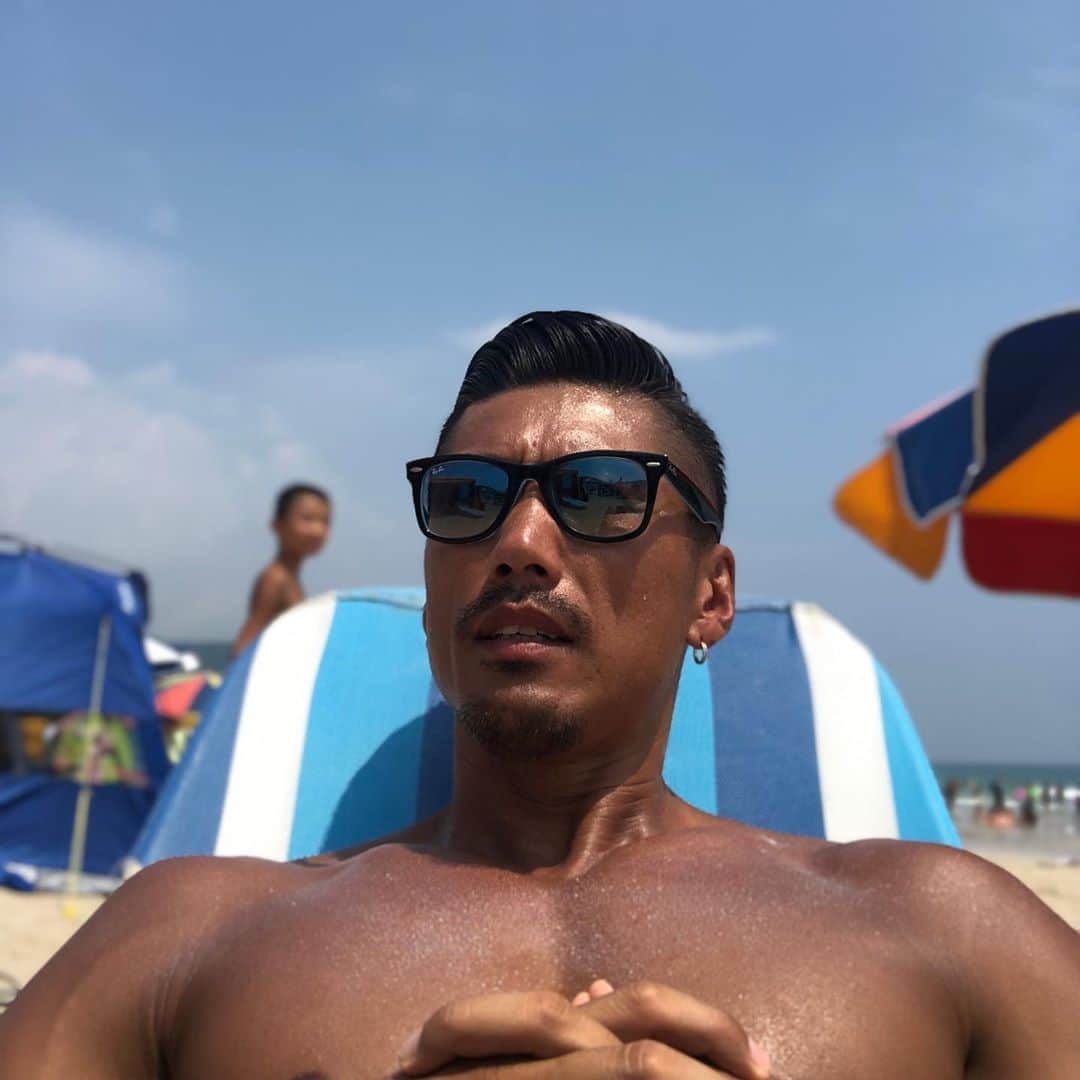 のインスタグラム：「日焼けしたい👦🏽 #summerstyleaward #ssa #fitness  #workout #training #bodymake  #サマースタイルアワード #サマスタ #フィットネス #ワークアウト #トレーニング #ボディメイク #fitness #腹筋 #workout  #fitnessstarjapan #fitness」
