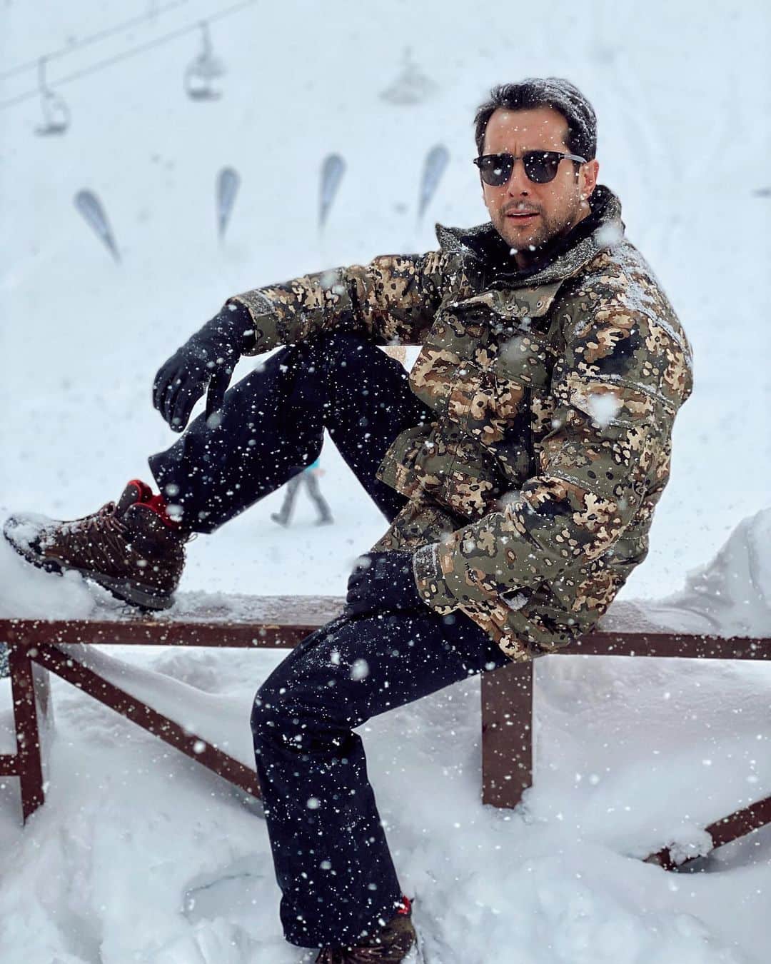 Sezgin YILMAZのインスタグラム：「baby, it’s cold outside.. -16 🥶」