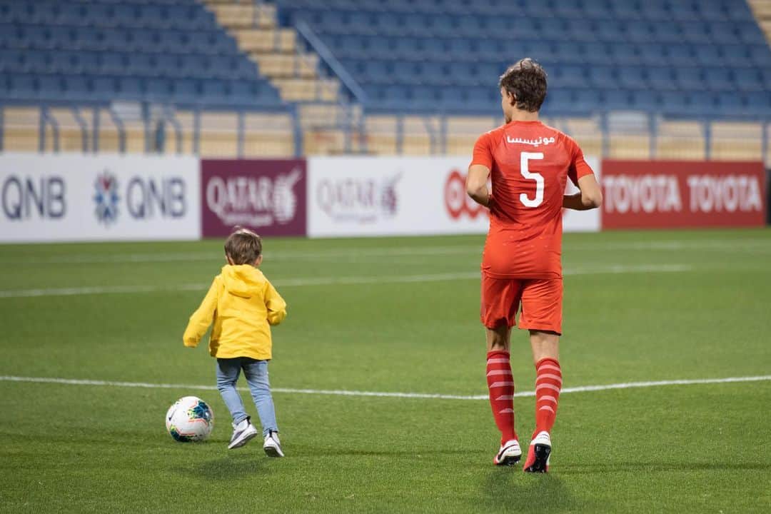 マルク・ムニエッサのインスタグラム：「❤️⚽️Lucky me ⚽️❤️」