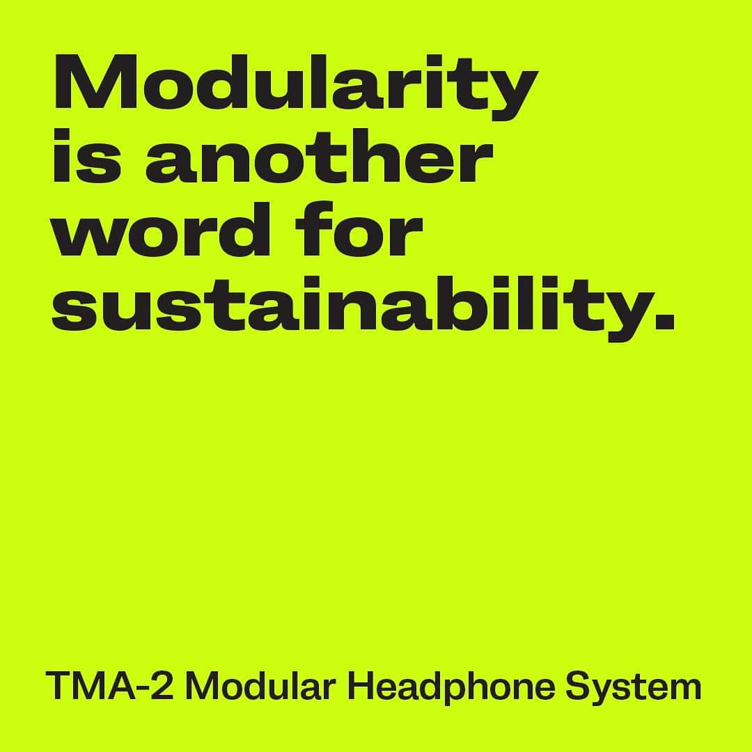 AIAIAIさんのインスタグラム写真 - (AIAIAIInstagram)「We believe in modularity; so you can customize your product, grow with your product, and in the end, together we create less waste for our planet. #aiaiai #tma2 #modular #headphones」2月10日 2時01分 - aiaiai.audio