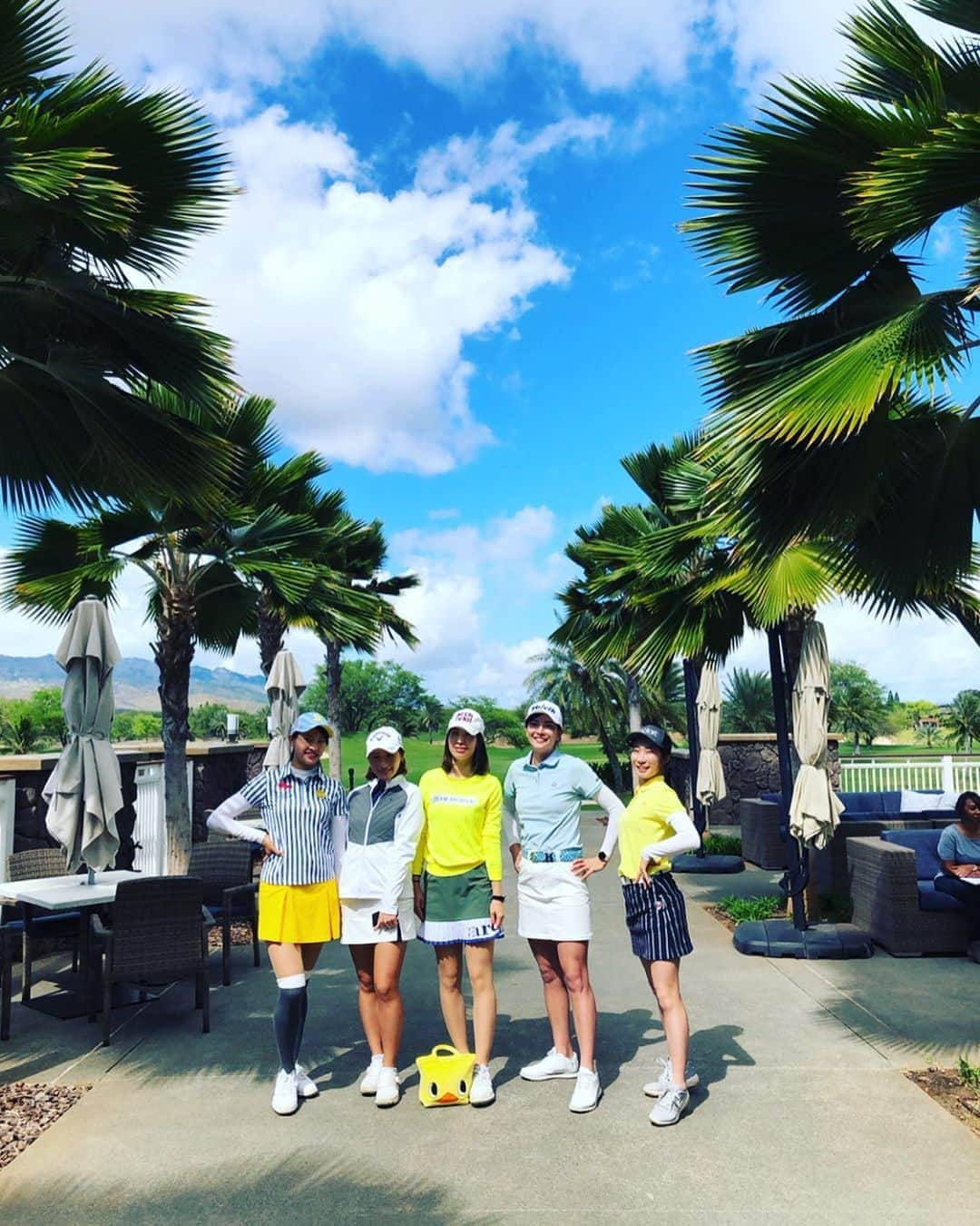 米澤有さんのインスタグラム写真 - (米澤有Instagram)「💛🌴⛳️✨ #archivio #アルチビオ #nike #ナイキ #golf #골프 #高尔夫 #happyswing #ハッピースイング #女子プロゴルファー #女子プロ」2月10日 13時22分 - yu.u.yonezawa