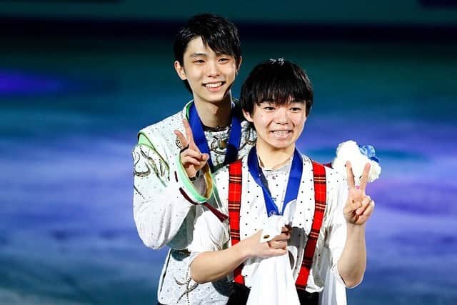 のインスタグラム：「02/10(月) 10:19:48 フィギュアスケートの四大陸選手権最終日は9日、ソウルで行われ、男子は羽生結弦選手が合計299.42点で初優勝し、男子で初めてジュニア、シニアの主要国際大会全制覇を達成。鍵山優真選手は270.61点で3位に入りました🙌（写真：フォート・キシモト） . ⛸️Four Continents Figure Skating Championships 2020⛸️ . [Men] 🥇羽生結弦/Yuzuru Hanyu 299.42 🥉鍵山優真/Yuma Kagiyama 270.61 . #羽生結弦 #YuzuruHanyu #鍵山優真 #YumaKagiyama #フィギュアスケート # Figureskate #FigureSkating #がんばれニッポン #TEAMNIPPON #japaneseolympiccommittee . 📷PHOTO KISHIMOTO」