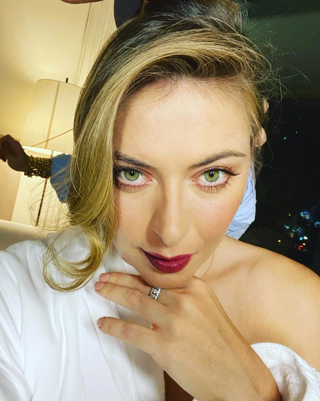 マリア・シャラポワのインスタグラム：「It takes a village. Seriously. #oscars」