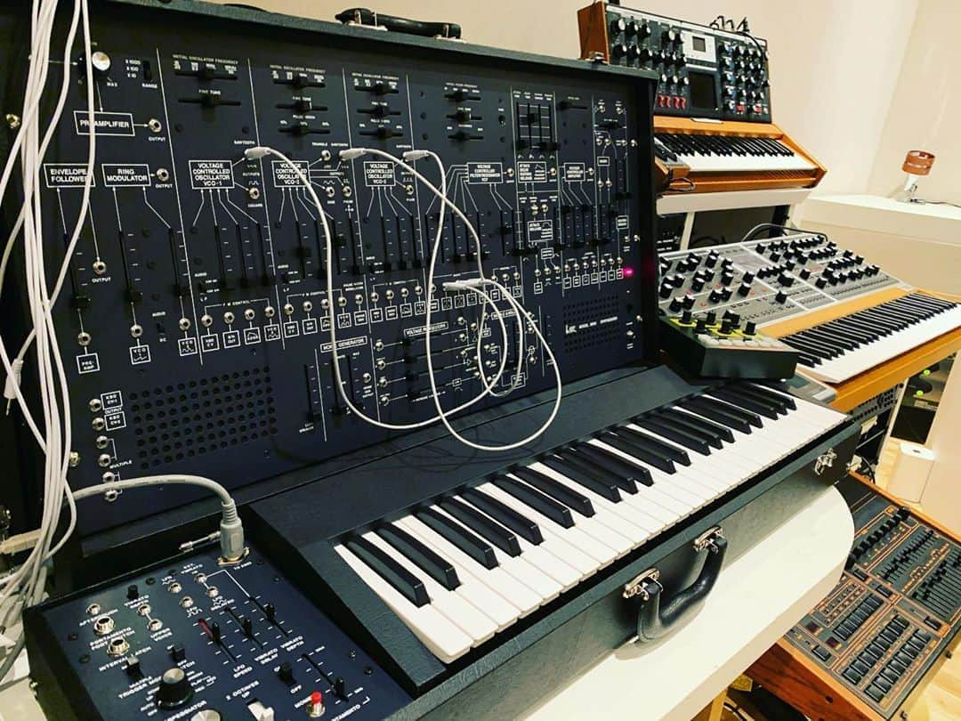 島田昌典さんのインスタグラム写真 - (島田昌典Instagram)「ARP2600FS MOOG ONE minimoog Voyager Linn Drum LM2」2月10日 23時10分 - shimadamasanori