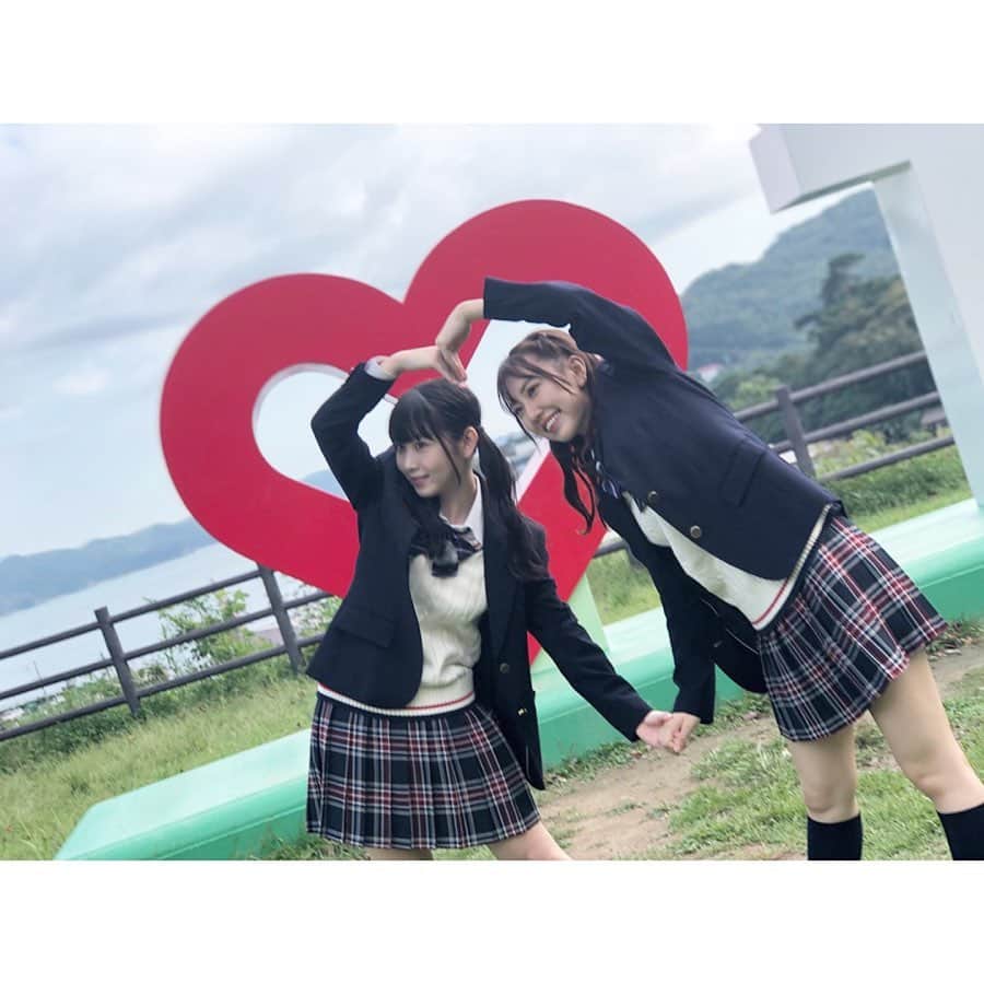 井上瑠夏のインスタグラム：「﻿ 💛☻🧡☻💛 ﻿ ﻿ くまさんと、お気に入りの写真。。🐻♡ ﻿ ﻿  @funfunjapan2019  #東海テレビ さん #ske48  #三重 #鳥羽 #toba」