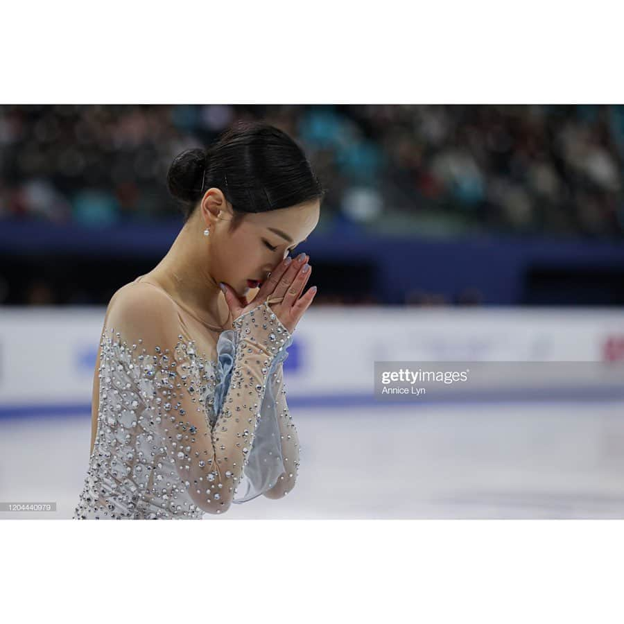 イム・ウンスのインスタグラム：「_ 한국에서 개최된 사대륙선수권에 출전할 수 있어서  너무 행복했어요 :) 이번시즌 내내 끝까지 많은분들이  응원의 목소리로 힘을 주셔서,  저를 믿고 지켜봐주셔서 너무 감사했습니다 🙏🏻❤️ . . #4cc2020 #✔️」