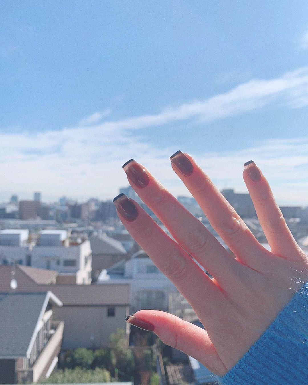 蓼沼楓さんのインスタグラム写真 - (蓼沼楓Instagram)「chocolate🍫🤎 #nails」2月10日 17時26分 - pyon_sta