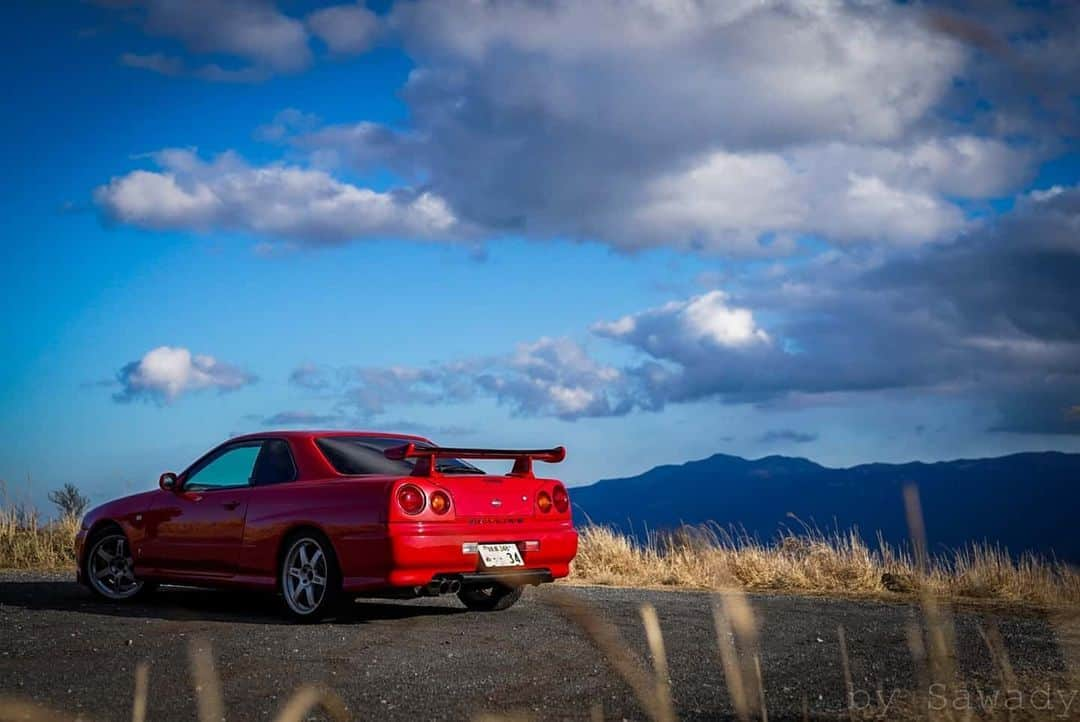 橋本英也さんのインスタグラム写真 - (橋本英也Instagram)「Finally drove my R34... #Nishiizuskyline #SKYLINE  #R34 #BNR34 #ER34 #HR34 #TE37 #Activered #SAWADY #Photobysawady #JDM #お別れのドライブ #ﾊｼﾓﾄｴｲﾔﾁｬﾝﾈﾙ  #からの温泉 #ドライブ #飛騨牛」2月10日 17時30分 - eiya_hashimoto