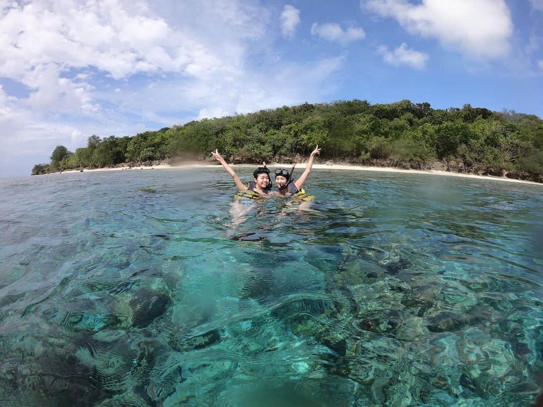 のインスタグラム：「11月に行ったパラオ🇵🇼 マンタがほんとにすごかった、、、 記念ダイブは大量のマンタでした🥰」