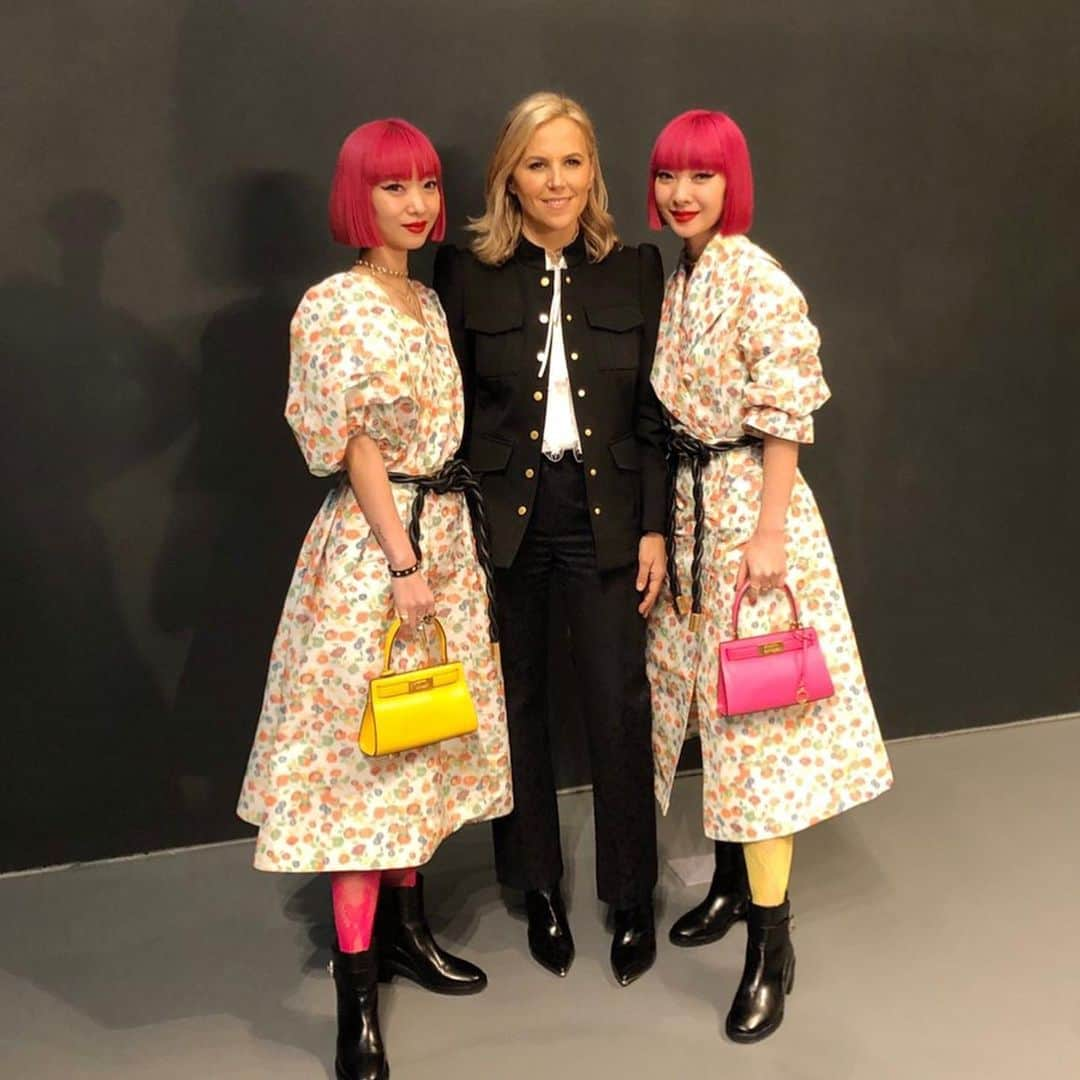 AYAさんのインスタグラム写真 - (AYAInstagram)「TORYBURCH @toryburch 💖💛 #toryburchFW20  #nyfw2020」2月10日 21時15分 - ayaxxamiaya