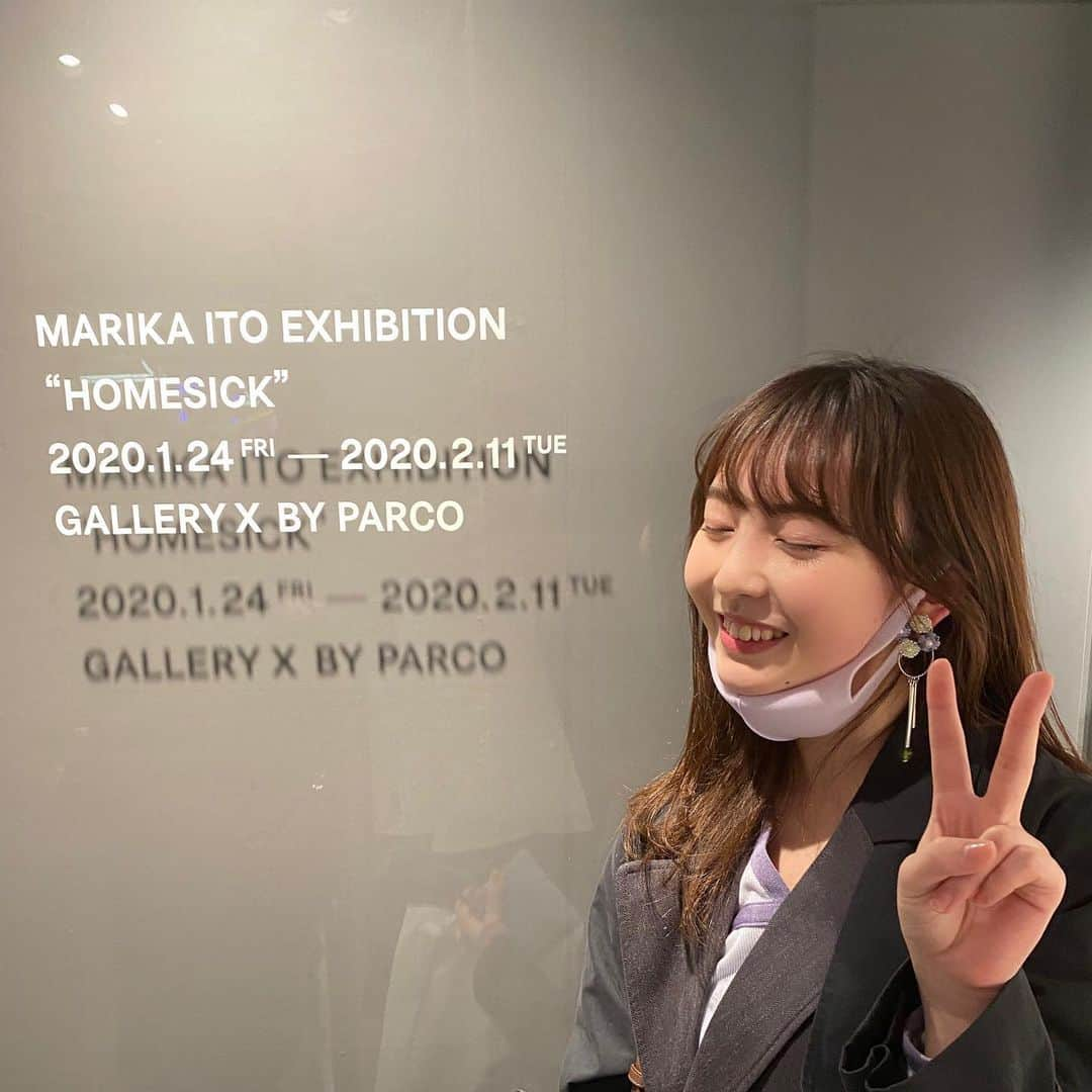 まこさんのインスタグラム写真 - (まこInstagram)「伊藤万理華さんの個展 HOMESICK 見に行きました！」2月10日 21時45分 - mako_x_x_x