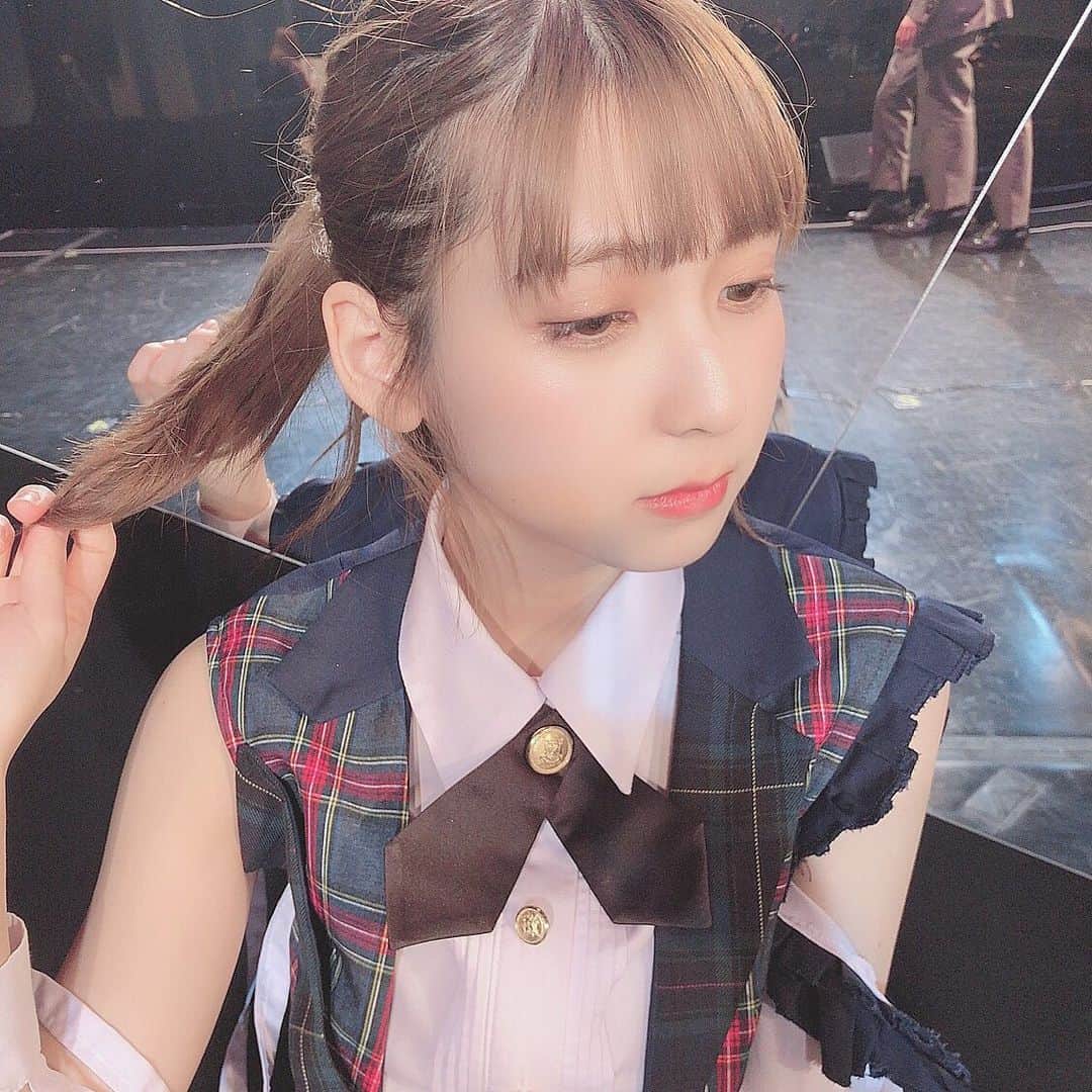 松岡菜摘のインスタグラム：「. . #ポニーテール　#hairarrange」