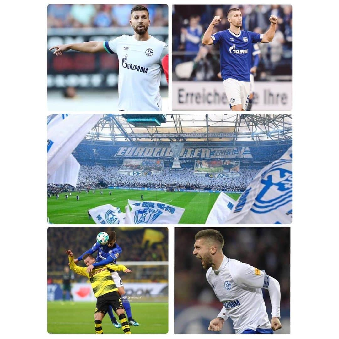 マティヤ・ナスタシッチのインスタグラム：「💯 Bundesliga Spiele für @s04 ⚒ Es macht mich sehr stolz, jedes Mal das königsblaue Trikot tragen zu dürfen! 🙌🔵⚪ #moretocome #MN5 #GEfans #nurderS04 #GlückAuf」