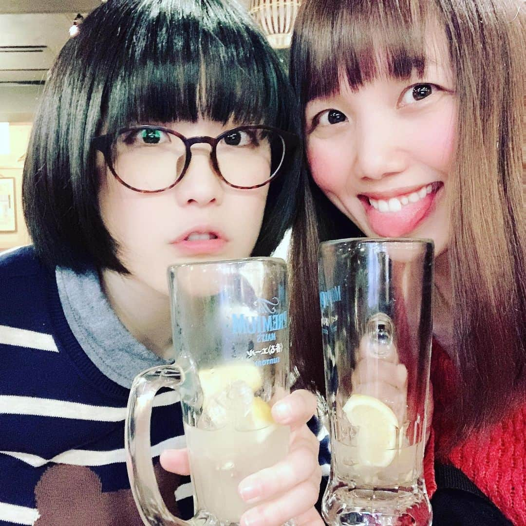 浜名ランチさんのインスタグラム写真 - (浜名ランチInstagram)「まいちゃんと飲み会デート💓 #根菜キャバレー #天野舞 #ハルカラ #浜名ランチ #酔っ払い」2月11日 1時51分 - hamanaranch