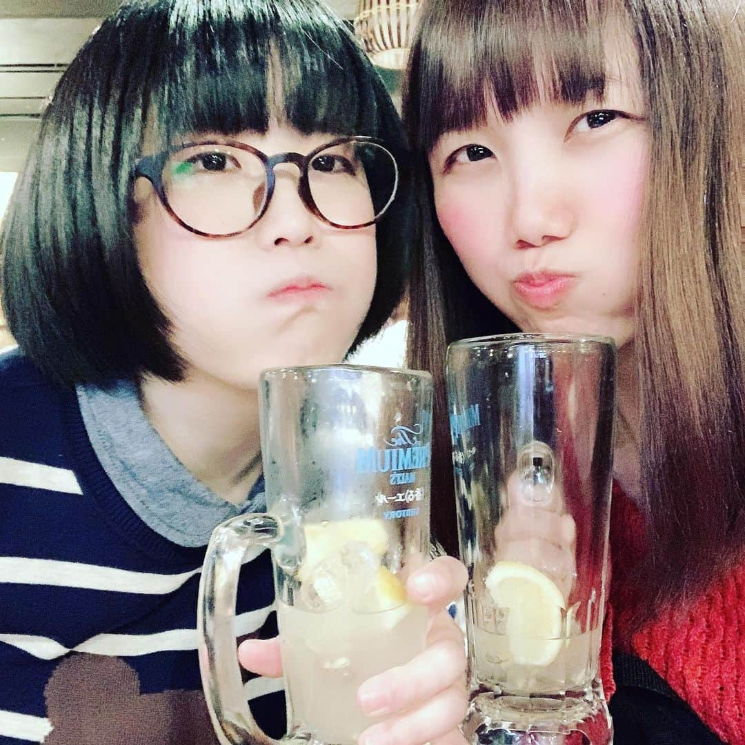 浜名ランチさんのインスタグラム写真 - (浜名ランチInstagram)「まいちゃんと飲み会デート💓 #根菜キャバレー #天野舞 #ハルカラ #浜名ランチ #酔っ払い」2月11日 1時51分 - hamanaranch