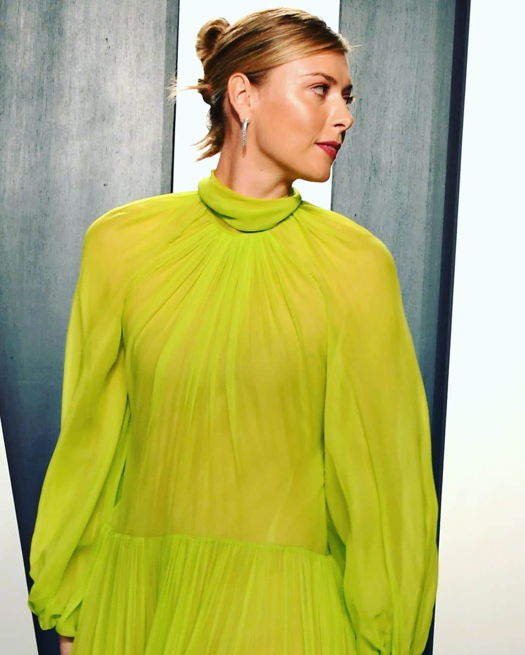 マリア・シャラポワのインスタグラム：「💚🤍@pppiccioli @maisonvalentino」