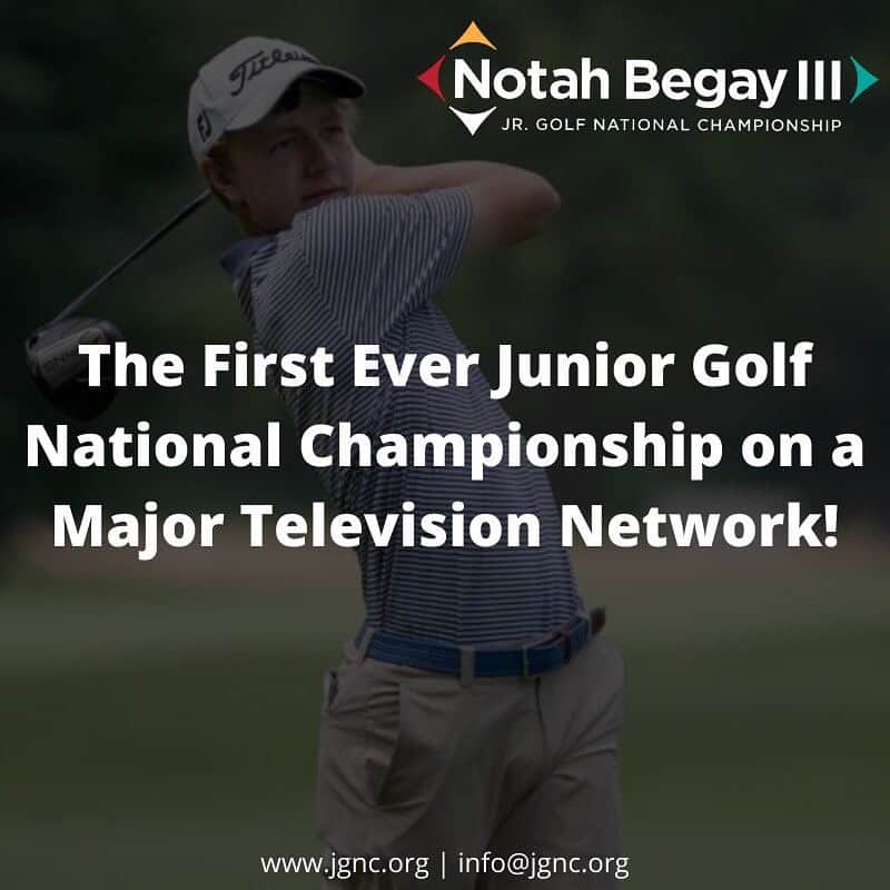 のインスタグラム：「Proud to support fellow New Mexican @notahbegay3 as he launches @nb3jgnc that will be shown on @golfchannel! Great way for aspiring young golfers to get national recognition! Sign up to play!  http://www.jgnc.org」