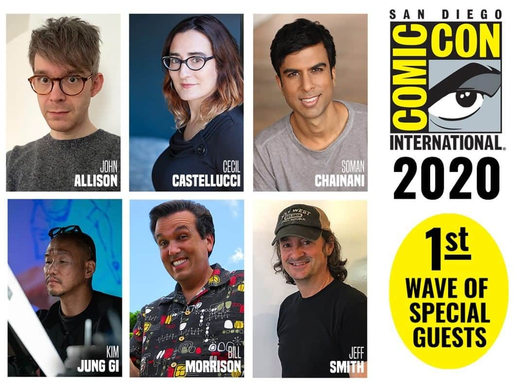 コミコン・インターナショナルさんのインスタグラム写真 - (コミコン・インターナショナルInstagram)「It’s happening...the 1st wave of special guests for #SDCC2020 is here! We’re thrilled to welcome John Allison, Cecil Castellucci, Soman Chainani, Kim Jung Gi, Bill Morrison, and Jeff Smith!」2月11日 5時50分 - comic_con