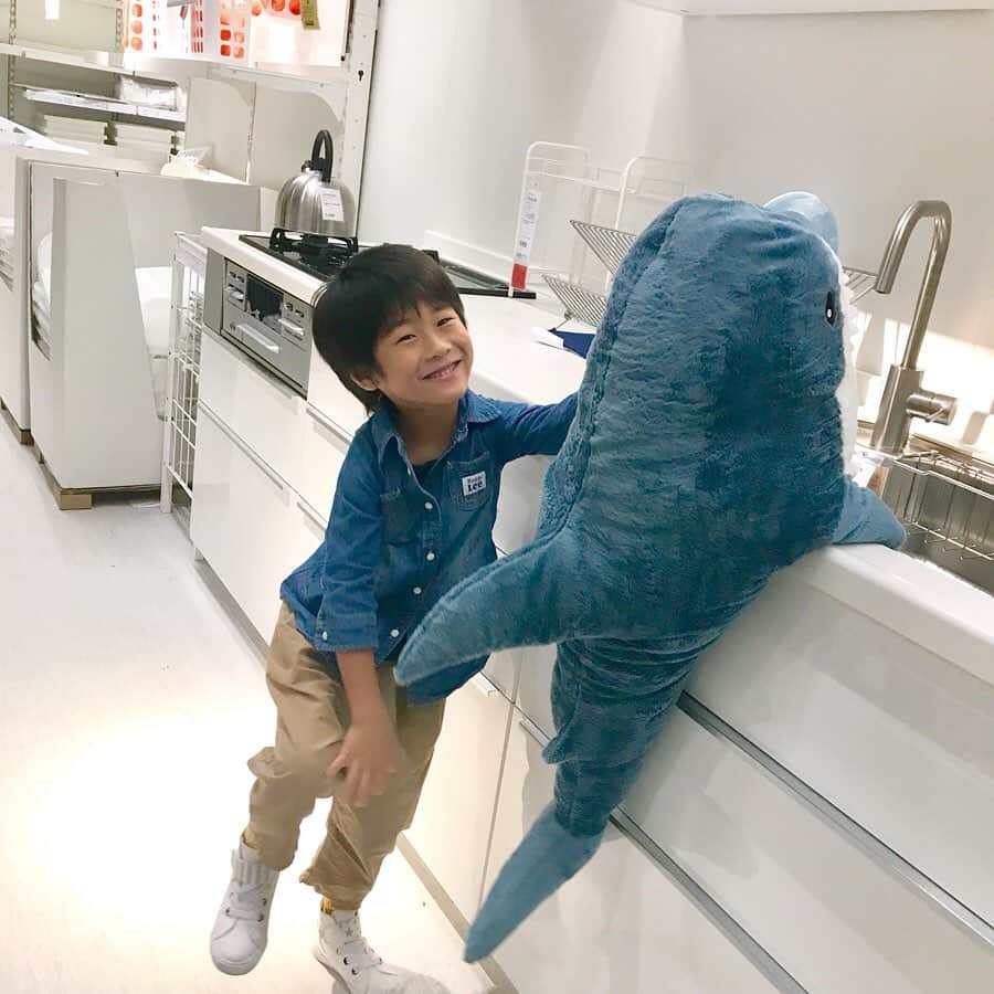 中道あすかさんのインスタグラム写真 - (中道あすかInstagram)「久々の#IKEA ✨ (@ikeajapan ) . . 今回は、#IKEA立川店 に 行ってきたんだけど、 前より#子連れ で行くのが すごい楽だったー😳‼️ . . #スタンプラリー が用意されてて、 各売り場にスタンプがあったり、 . この時はサメのぬいぐるみを探す ゲームがあったので、 ほぺたろうも飽きずに 楽しく売り場を回ってくれたー😆💕 . . そして、子連れIKEAといえば、な 無料のお預かり施設#スモーランド も 使わせていただいたので、 ほんと快適でたくさん お買い物しました😍♥️ . . こういうサービスは、 ほんとに嬉しすぎる😆♥️ . . . . . .※#東京都総務局 が発信する、 『#多摩の魅力発信プロジェクト 』に 参加させていただいております✨ . .  ーーーーーーー 👇【多摩postまとめ】 #中道あすか多摩散歩🚶‍♀️💨 . . 【#多摩の魅力発信プロジェクト 】 #多摩 の情報は、 ▼コチラ でCHECK💓 @tamahatsu_official ▼HP https://tama120.jp ーーーーーーー . . .  #たま発  #tamahatsu  #PR #多摩#親子コーデ #ママコーデ#インスタグラマー#ママ#cozre#立川#キッズコーデ#キッズカット男の子  #イケア#キッズコーデ男の子 #キッズモデル#コドモノ」2月11日 7時01分 - asuroom